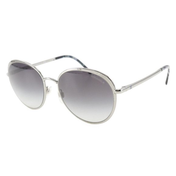 CHANEL 4206 sunglasses Silver / blue plastic Women - Picture 1 of 10